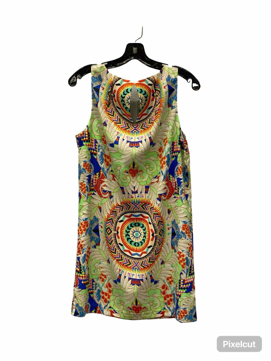 Mara Hoffman Size M Green Multi Print Dress