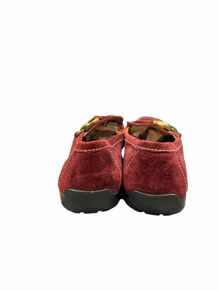 Naturalizer Shoe Size 9 Red Suede Loafers