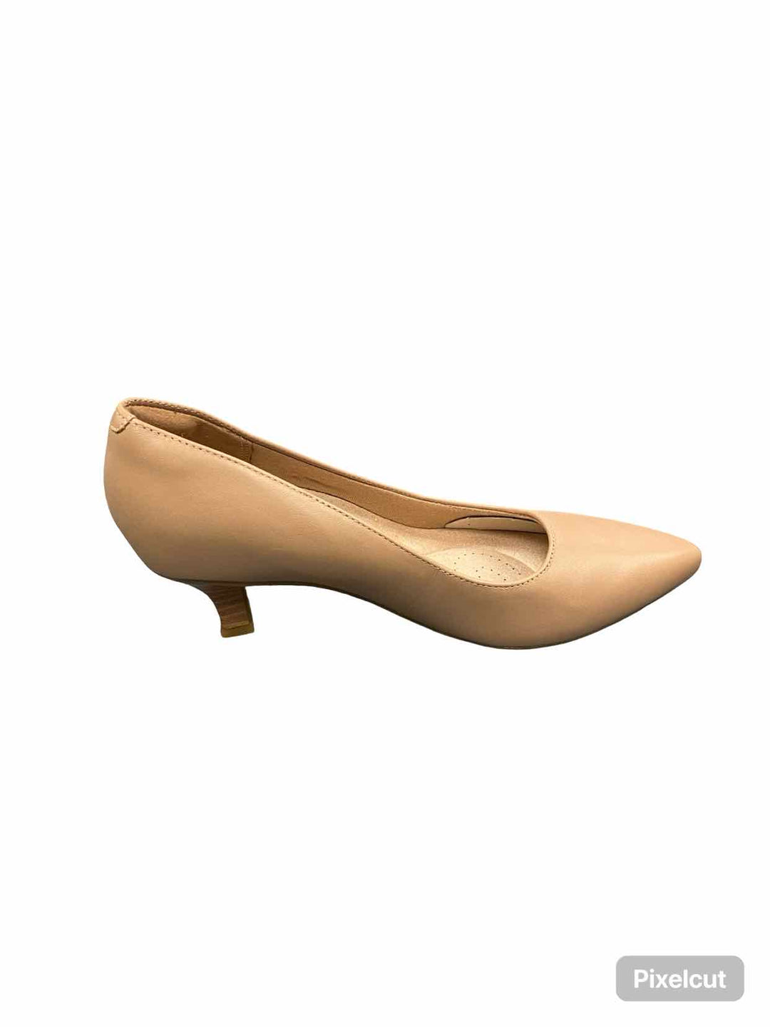 Clarks Shoe Size 7.5 Warm Beige Kepley Vine Pumps