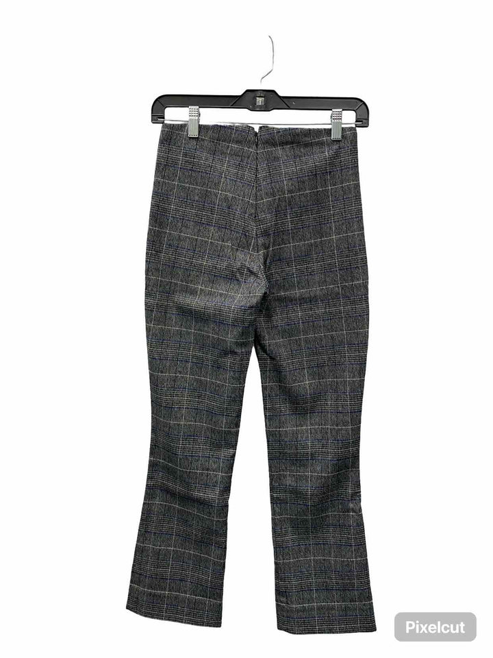Bailey 44 Size XS Grey Blue Plaid Pants