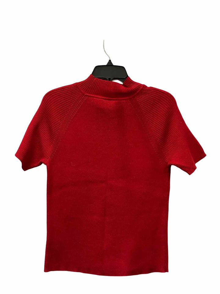 Liz Claiborne Size S Red Short Sleeve Shirts