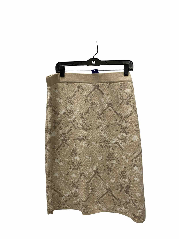 Calvin Klein Size XL Beige Snake Skirt