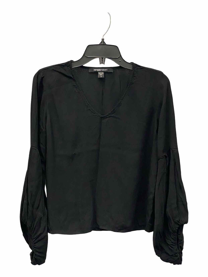 Fifteen Twenty Size S Black Long Sleeve Shirts