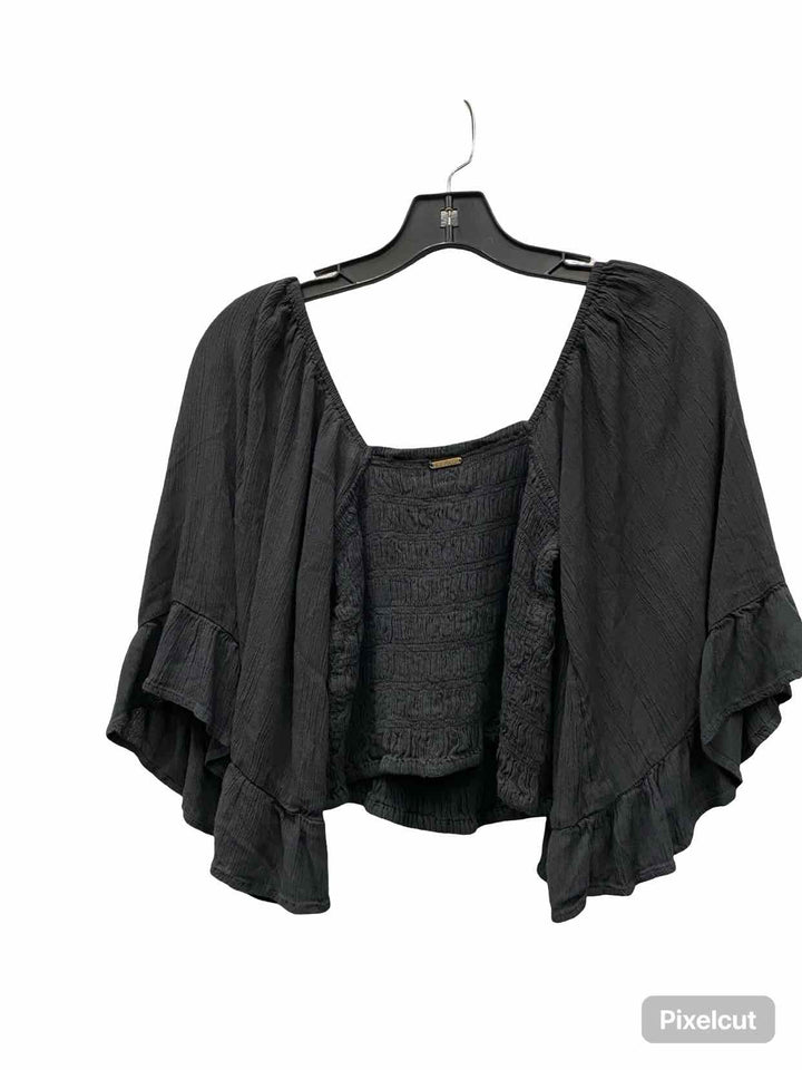 Surf & Co Size L Black Long Sleeve Shirts