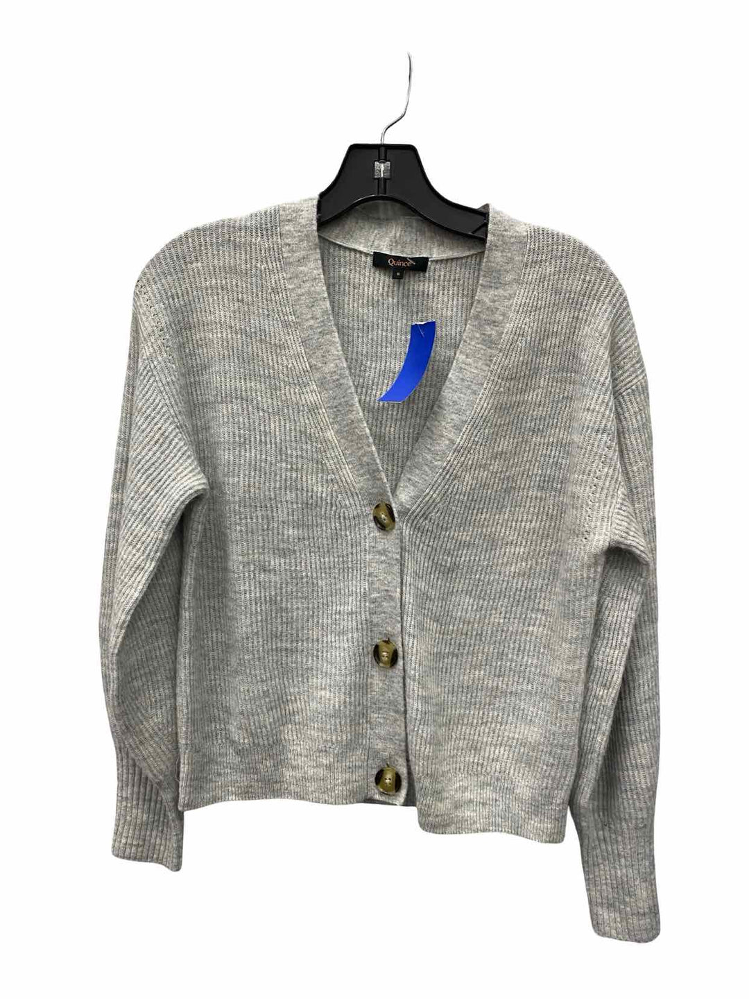 Quince Size S Gray 49% Wool 14% Aplaca Sweater