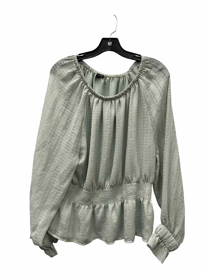 Ann Taylor Size XL Green Long Sleeve Shirts