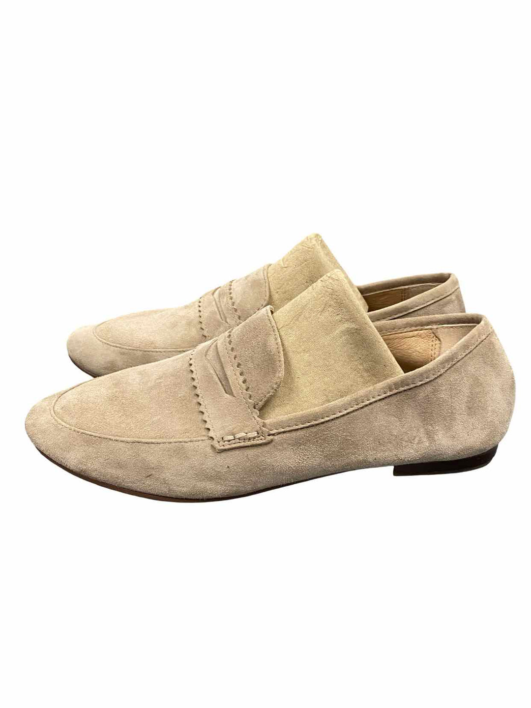 J Jill Shoe Size 8.5 Beige Suede Loafers