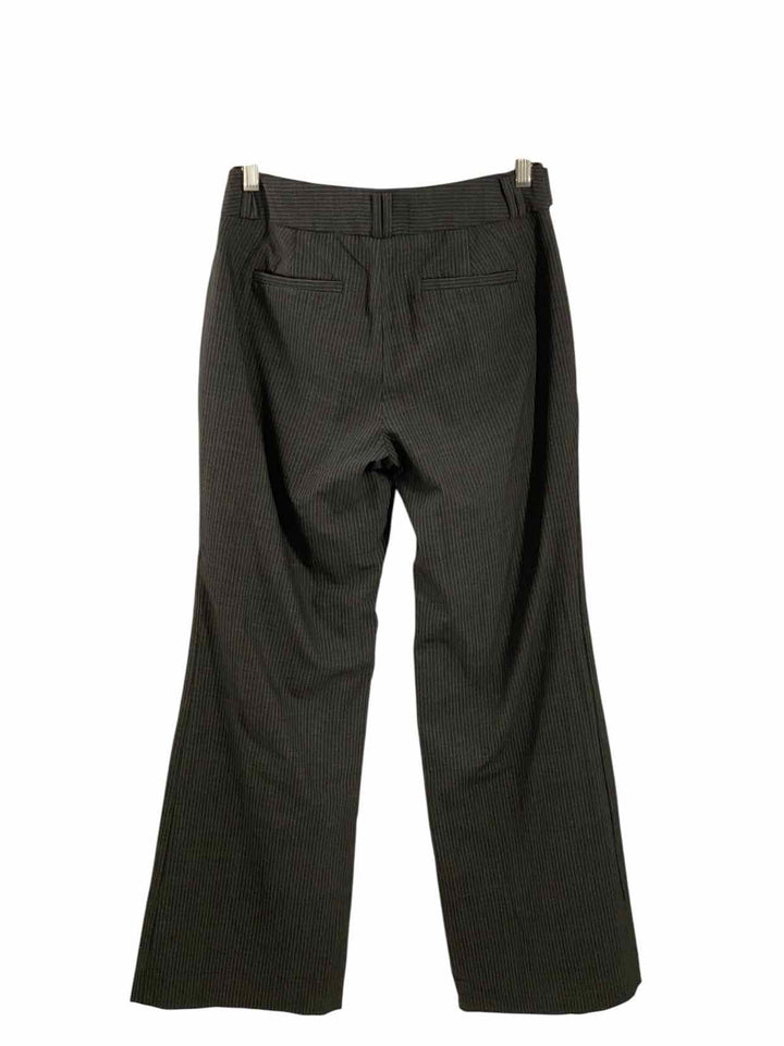 Banana Republic Size 4 Gray Stripe Pants