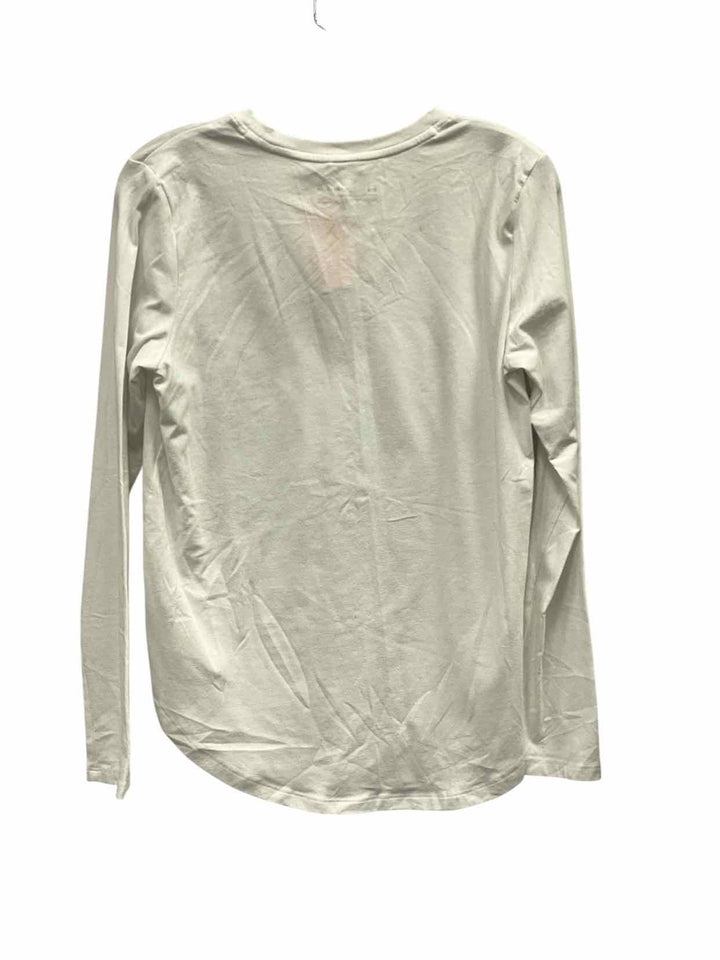Under Armour Size S White Gray Print Athletic Long Sleeve