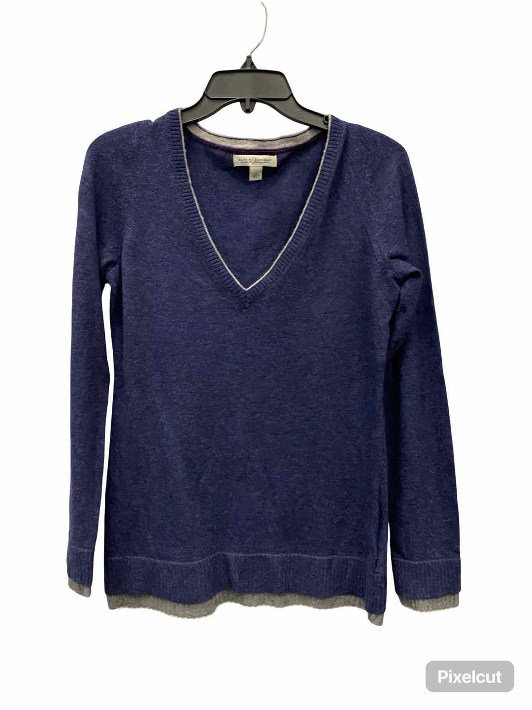 Banana Republic Size M Blue 40% Wool/ 9% Cashmere Sweater
