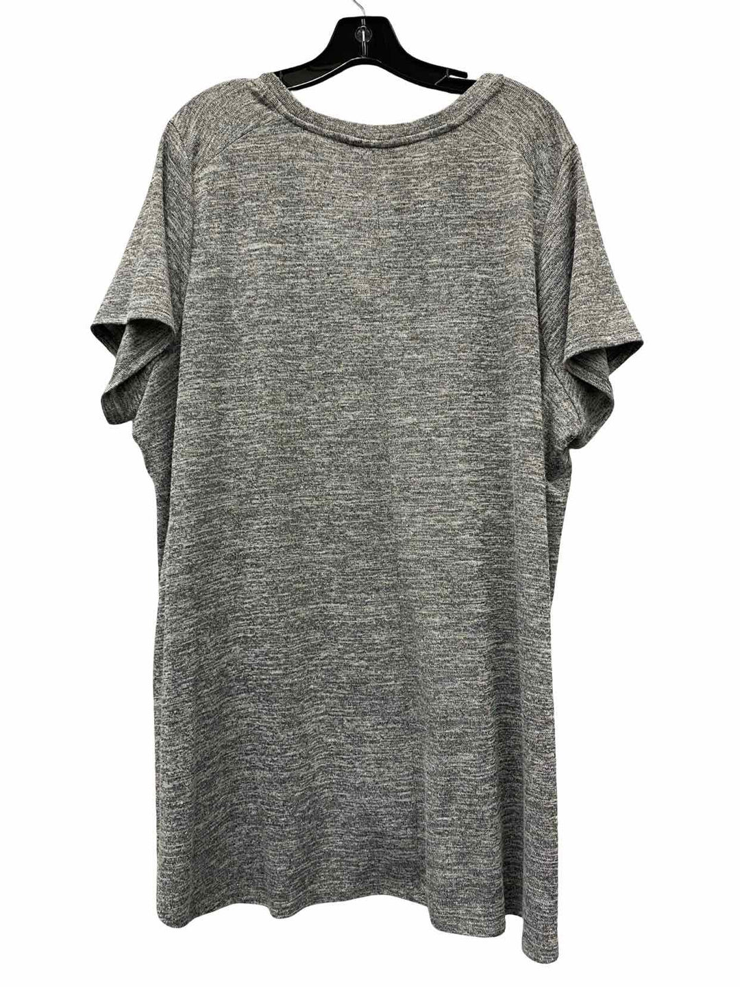 Lane Bryant Size 3X Gray Short Sleeve Shirts