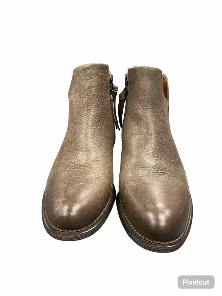 Franco Sarto Shoe Size 9 Taupe Leather Upper Hyla Boots(Ankle)