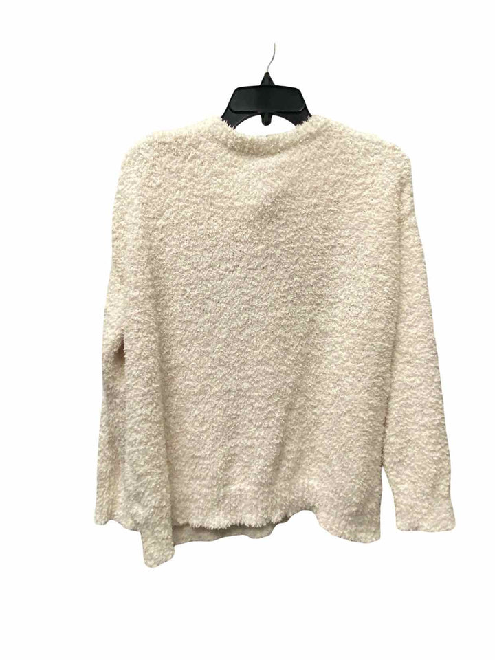 Cozy Collection Size M Cream Red Sweater