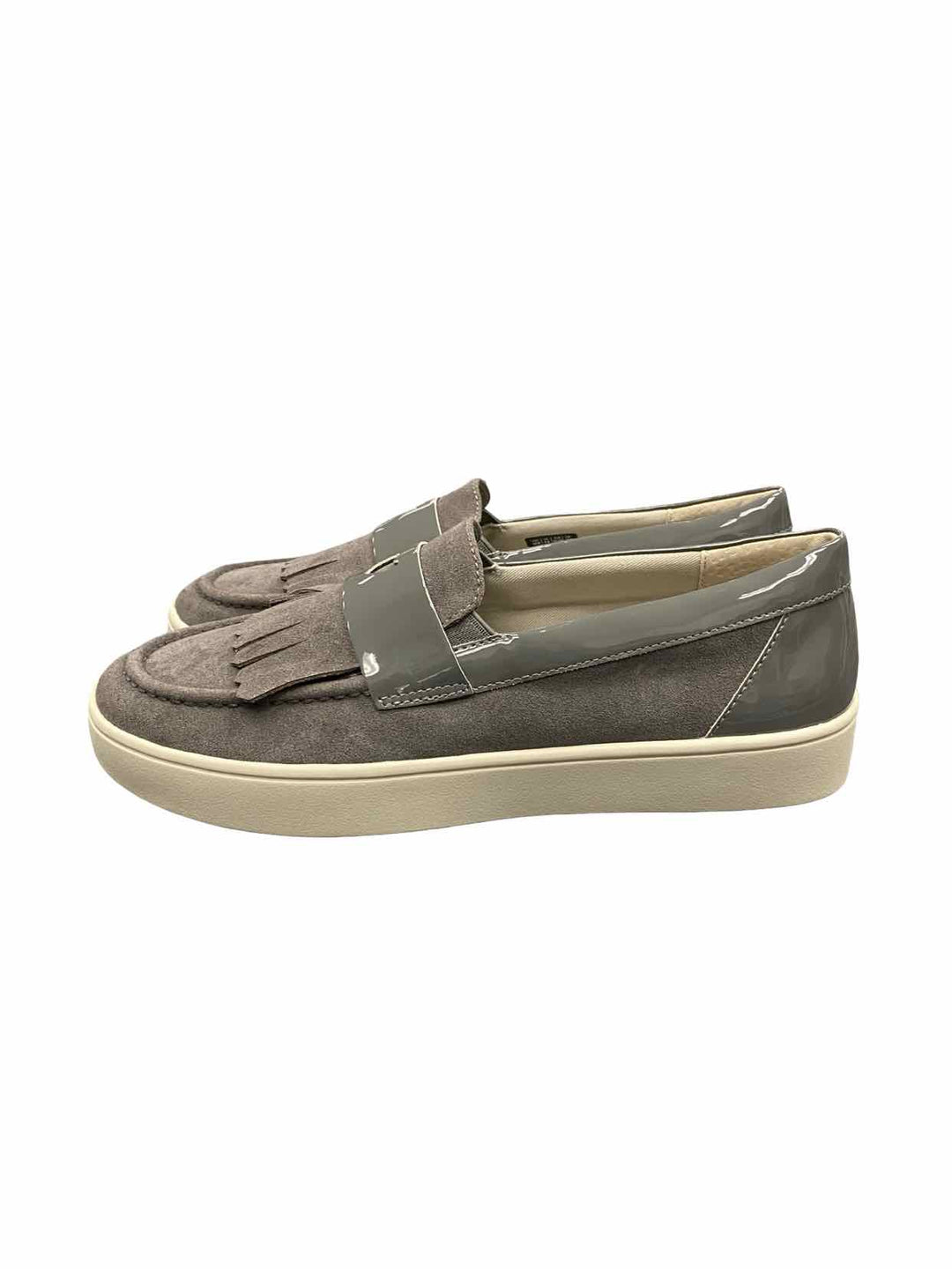 Revitalign Shoe Size 10 Grey Malibu Kiltie Orthotic Leather Loafers