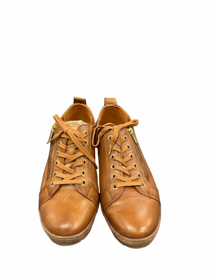 Pikolinos Shoe Size 40 Tan Leather Sneakers