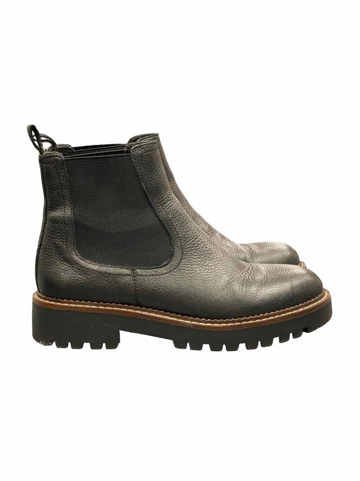 Caslon Shoe Size 7 Black Leather Chelsea Boots(Ankle)