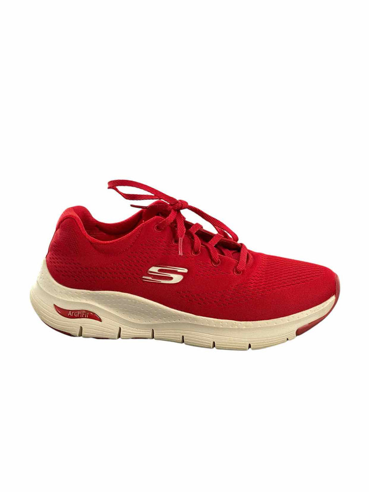 Skechers Shoe Size 7.5 Red Sneakers