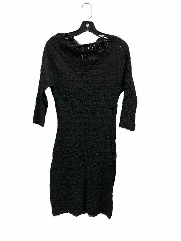 AQUA Size S Black Lace Dress