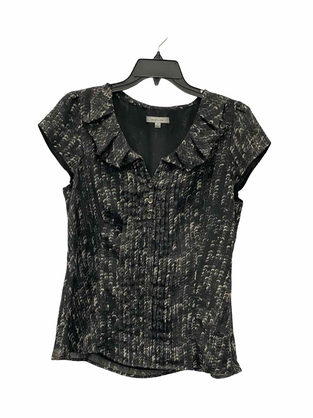 Classiques Entier Size M Black Grey Print Tank Top