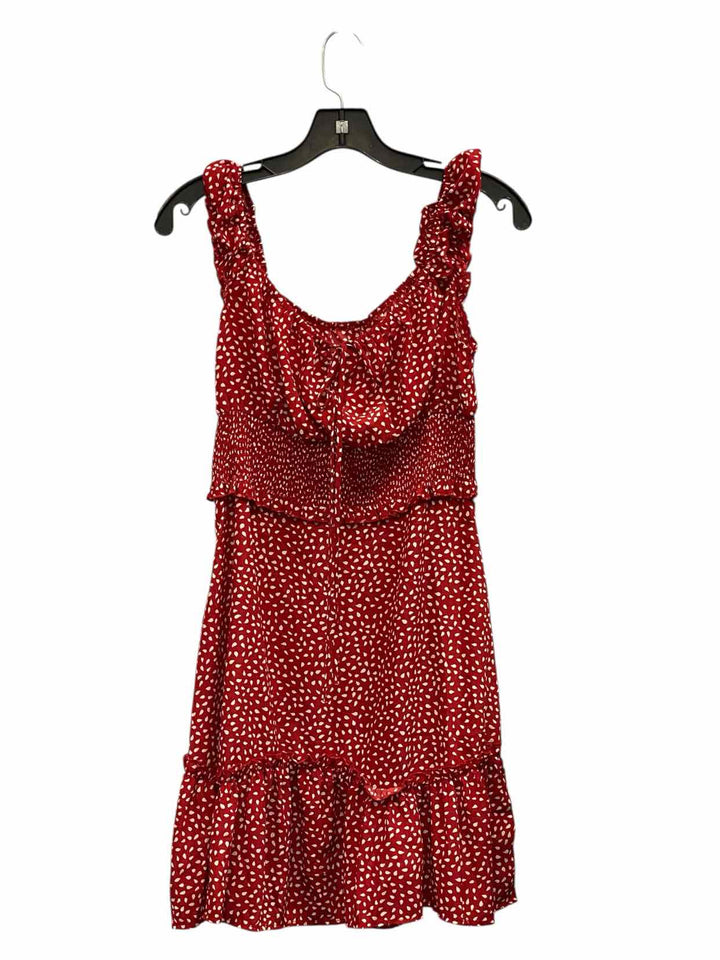 Unknown Brand Size S/M Red White Polka Dot Dress