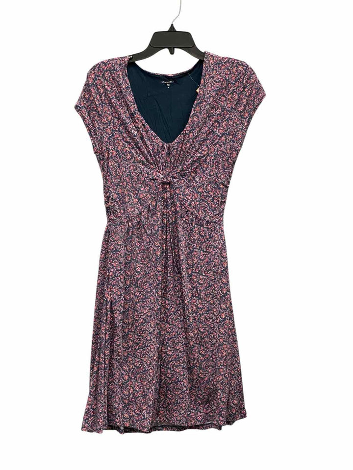 Garnet Hill Size 6 Pink navy Dress