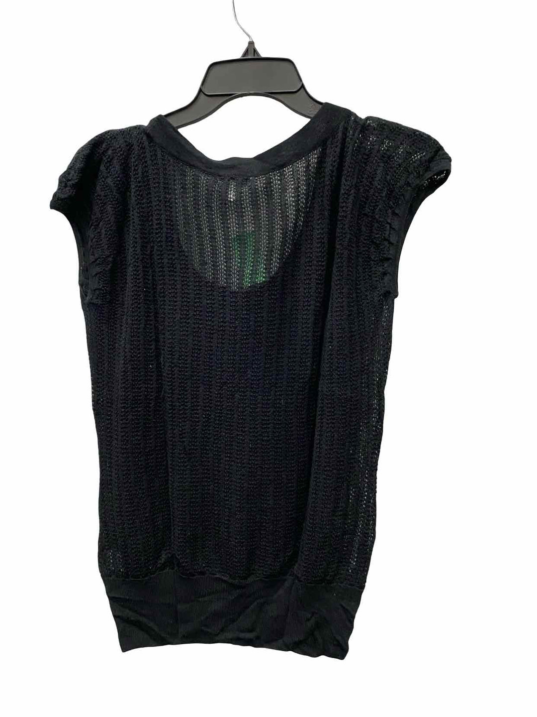 Semantiks Size M Black Knit Short Sleeve Shirts