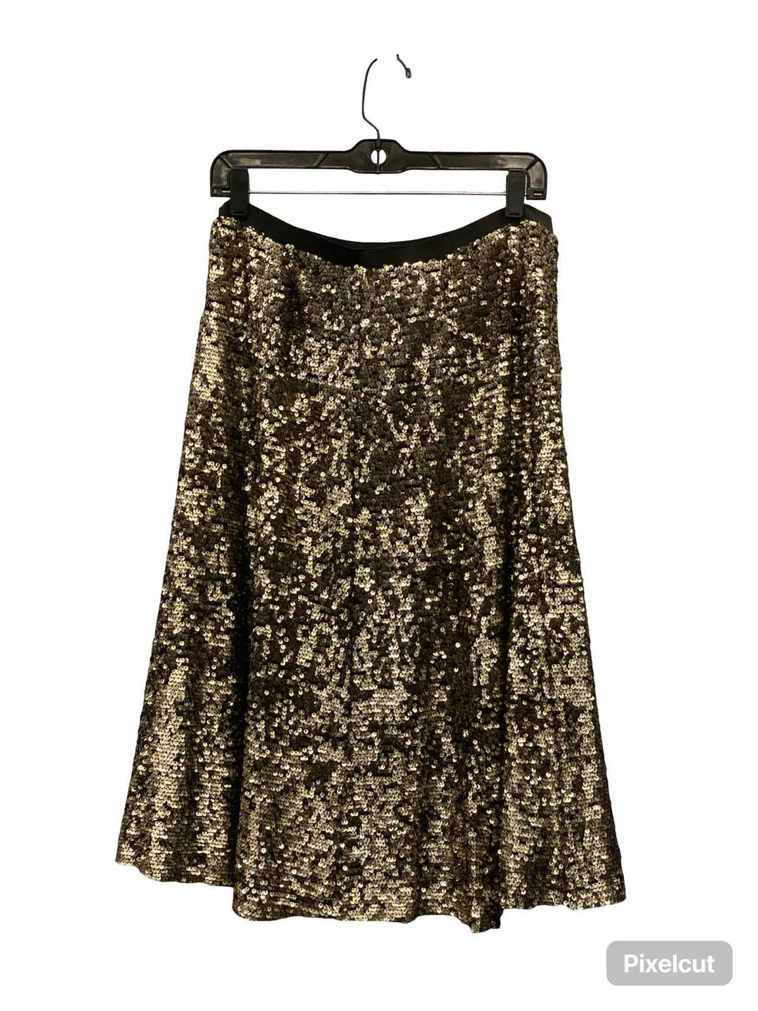 Maeve Size L Gold sequined Skirt