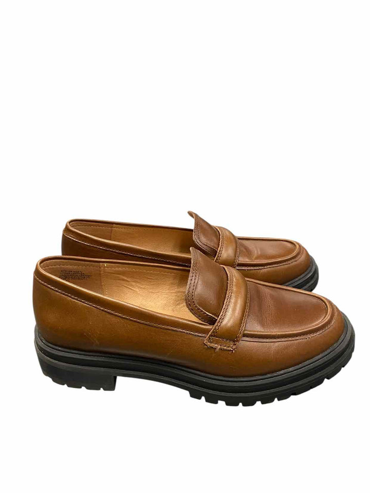 Madewell Shoe Size 8.5 Brown Leather Loafers
