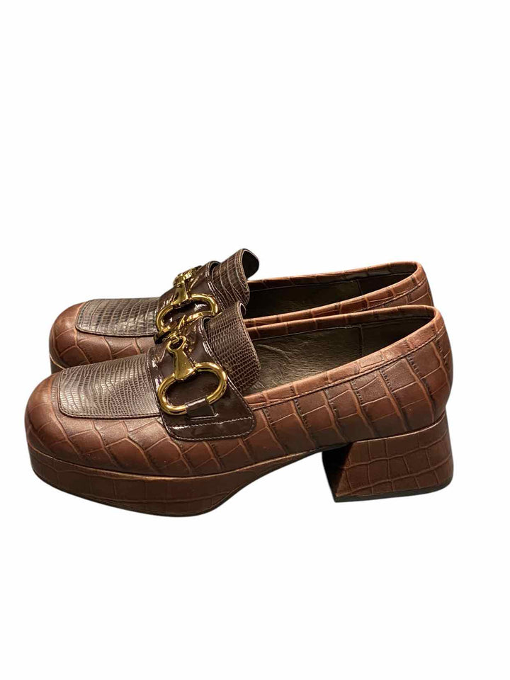 Jeffrey Campbell Shoe Size 6.5 Brown Loafers