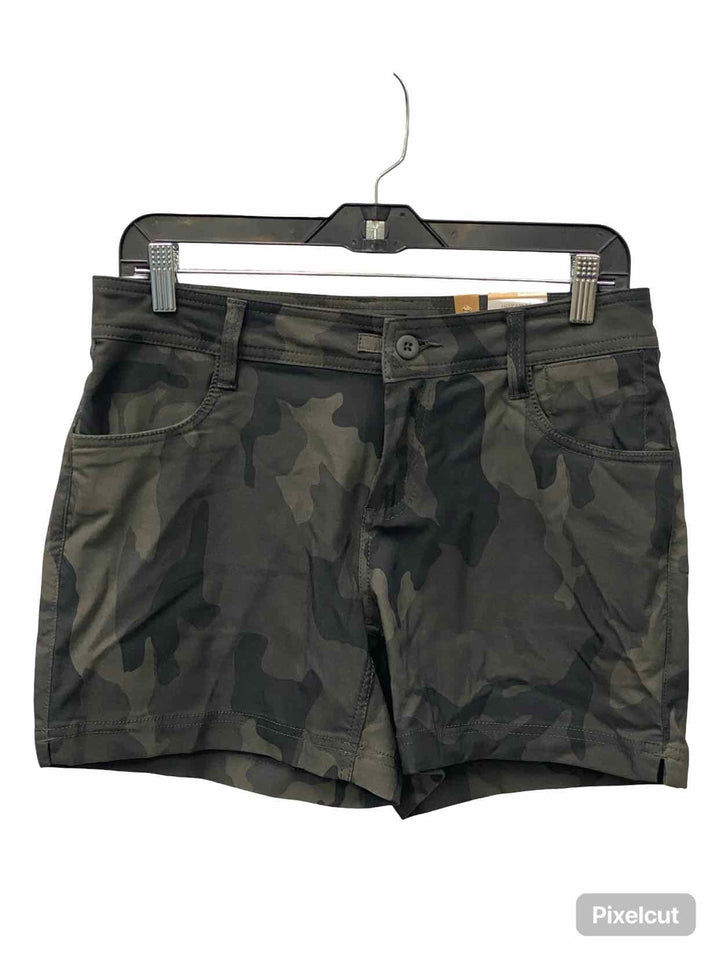 PrAna Size 6 Green camo print NWT Shorts