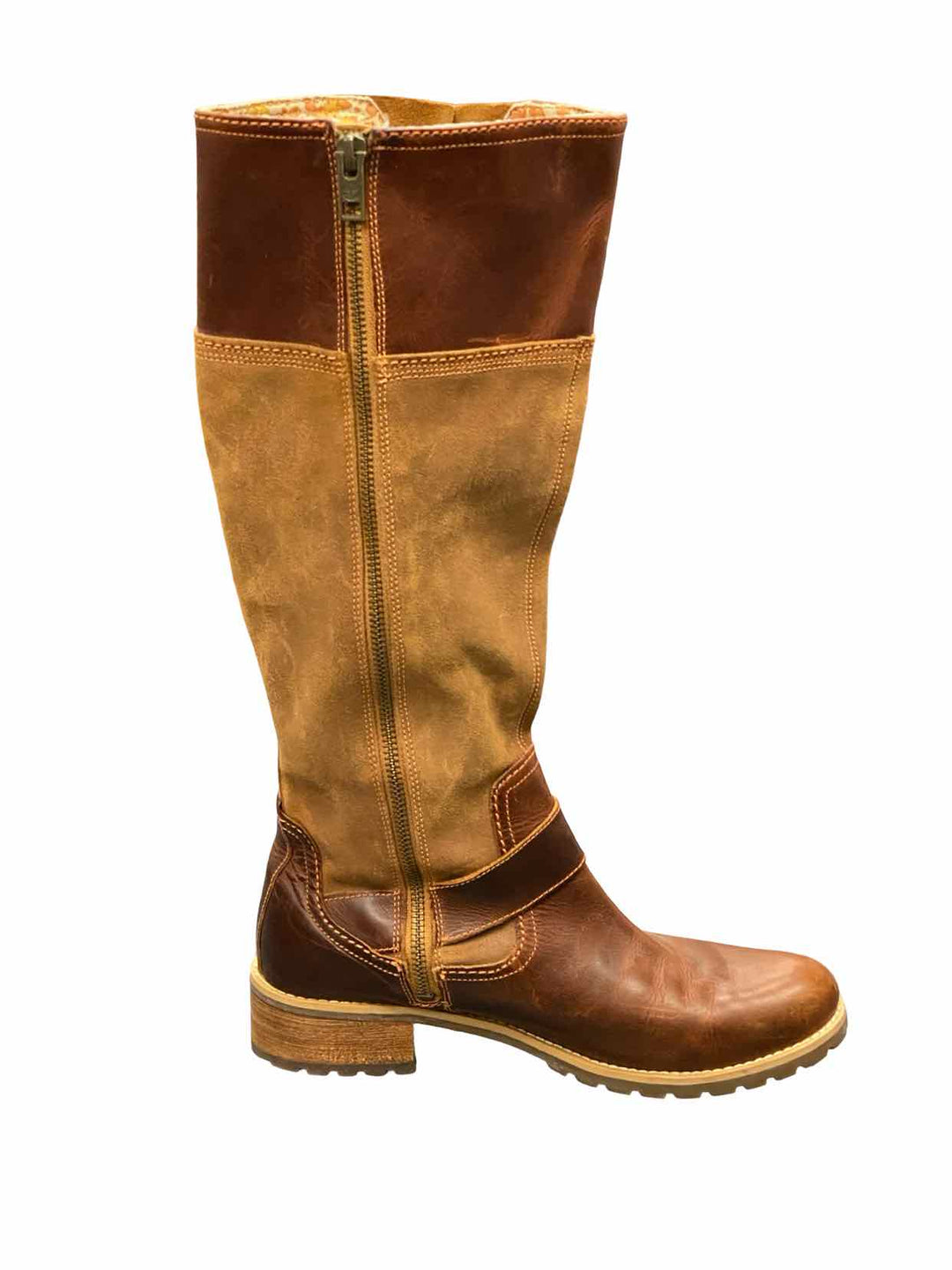 Timberland Shoe Size 7.5 Brown Leather Bethel Heights Boots(knee)