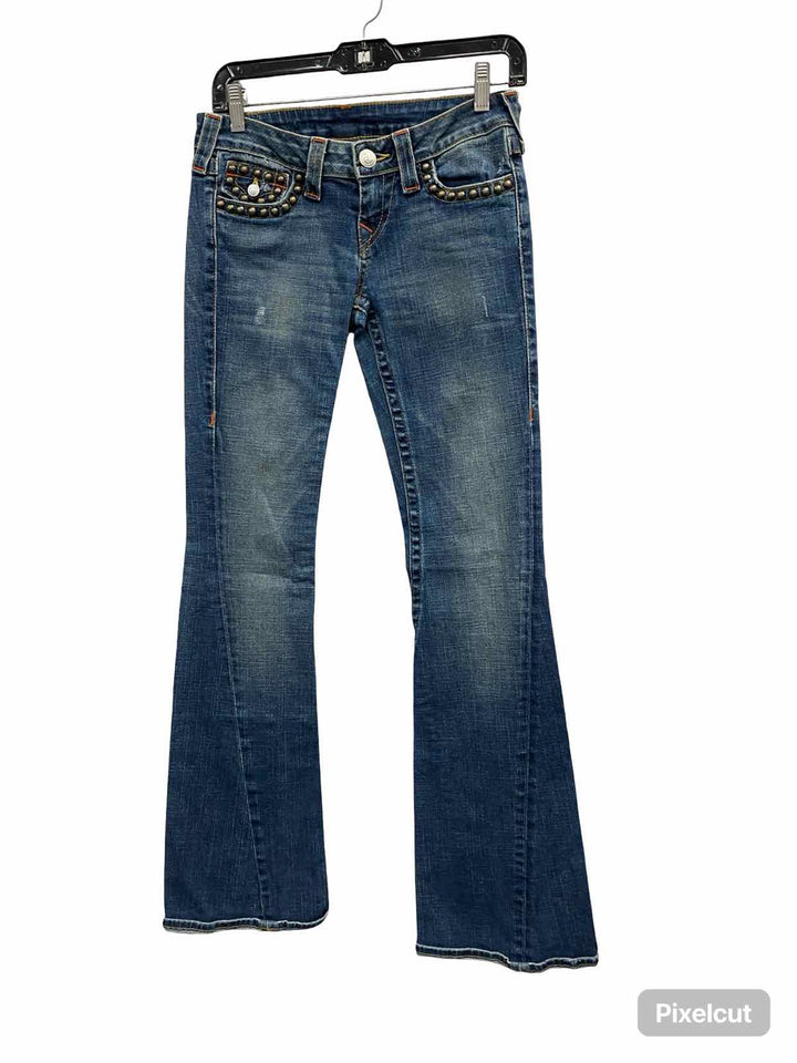 True Religion Size 26 Blue Jeans