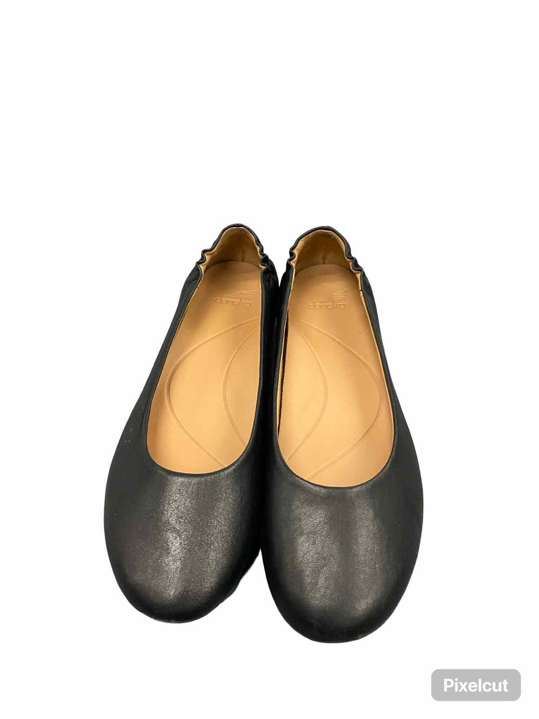 Dansko Shoe Size 40 Black Leather Mollie Flats