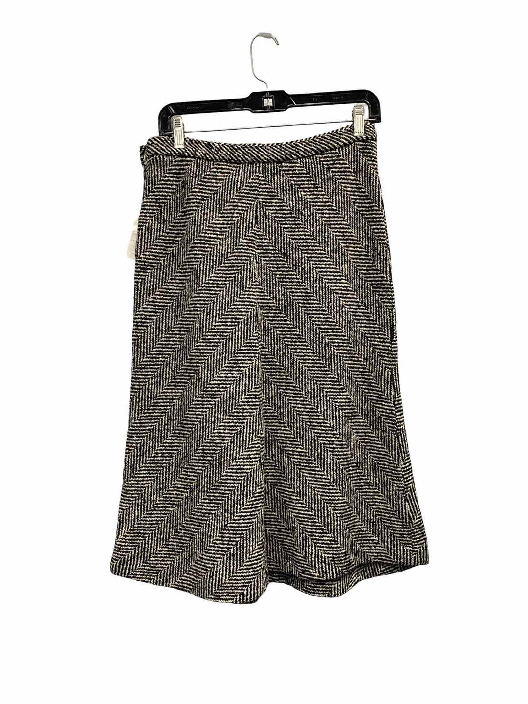Michael Kors Size 10 Black White 80% Wool NWT Skirt