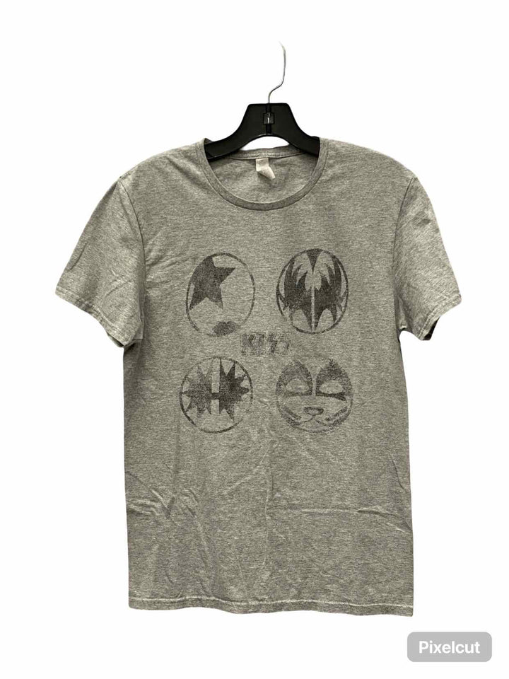 Unknown Brand Size S Grey Kiss T-shirt