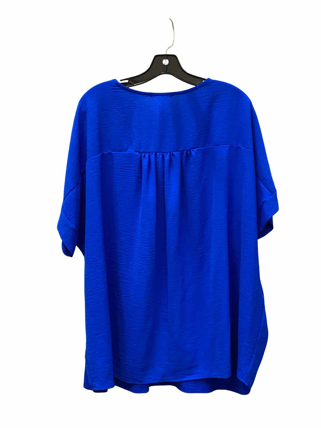 First Love Size 3X Royal Blue Short Sleeve Shirts