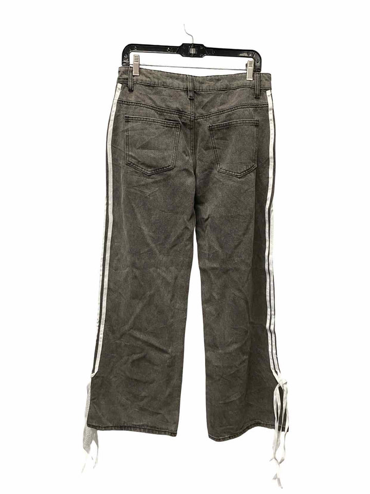 Edikted Size M Grey White Jeans