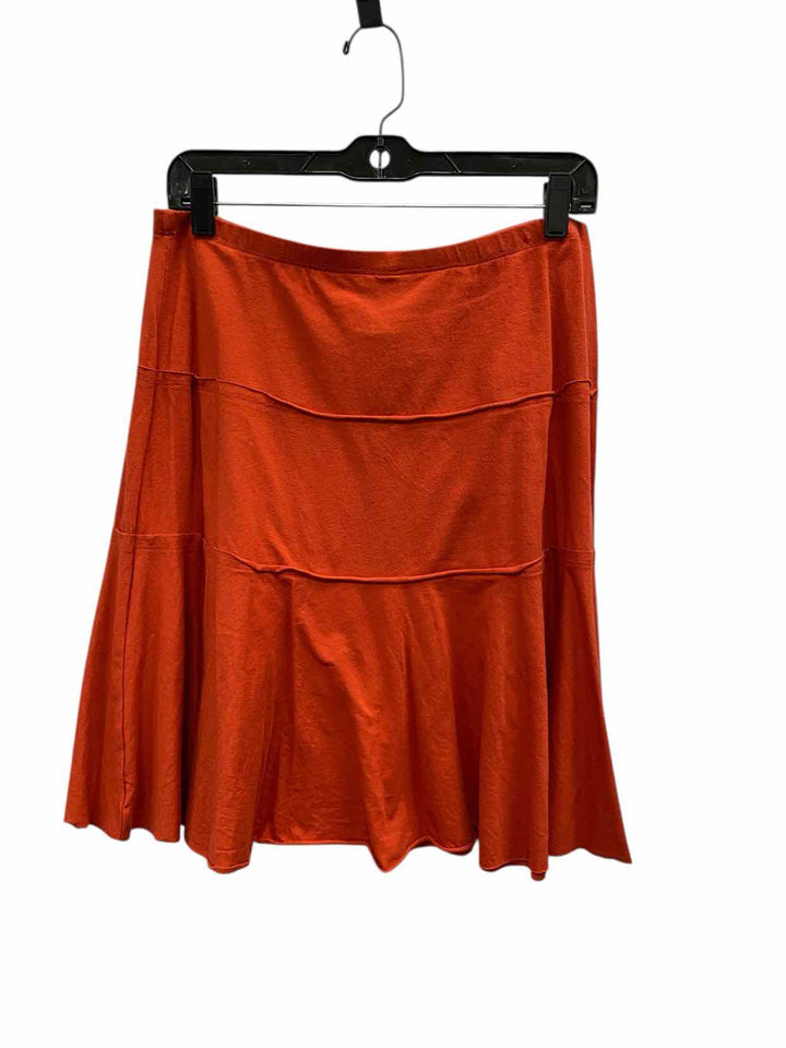 Necessitees Size L Orange Skirt