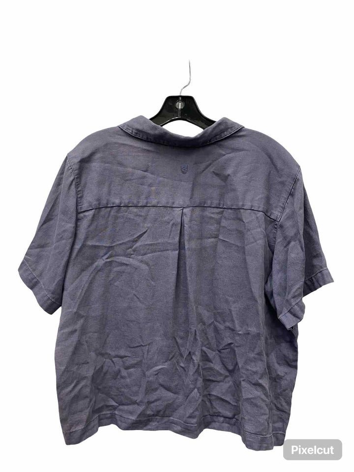 Kuhl Size XL Blue Short Sleeve Shirts