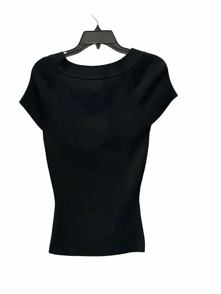 Camille & Co Size L Black White Short Sleeve Shirts