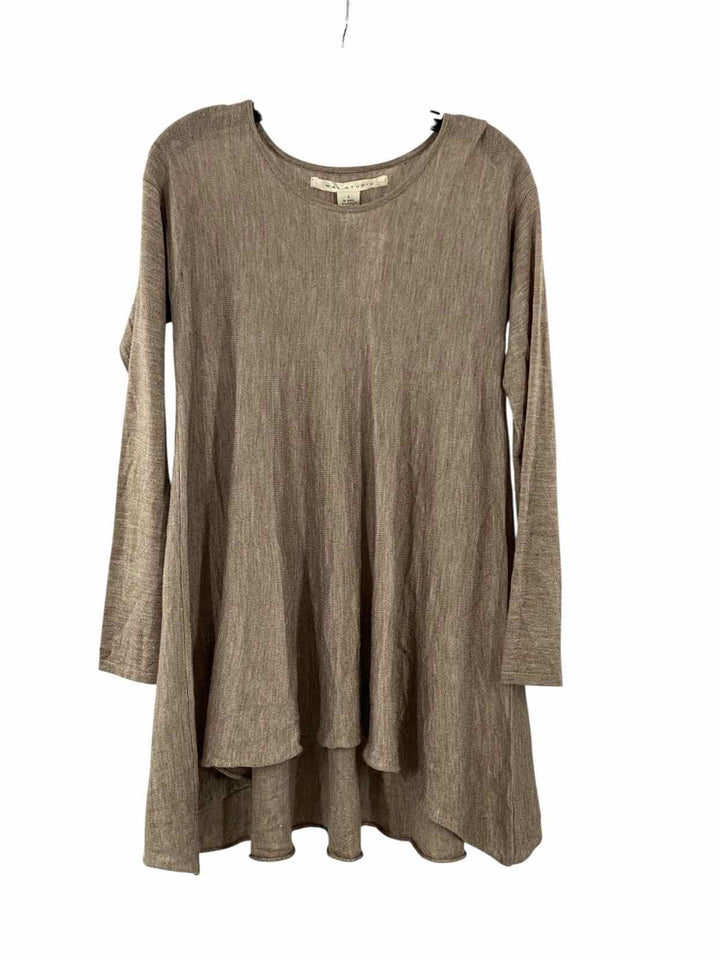 Max Studio Size S Brown Long Sleeve Shirts