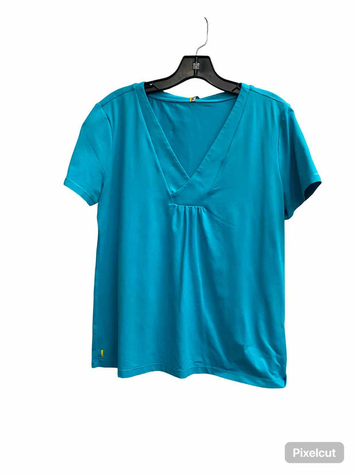 lole Size XL Blue Short Sleeve Shirts