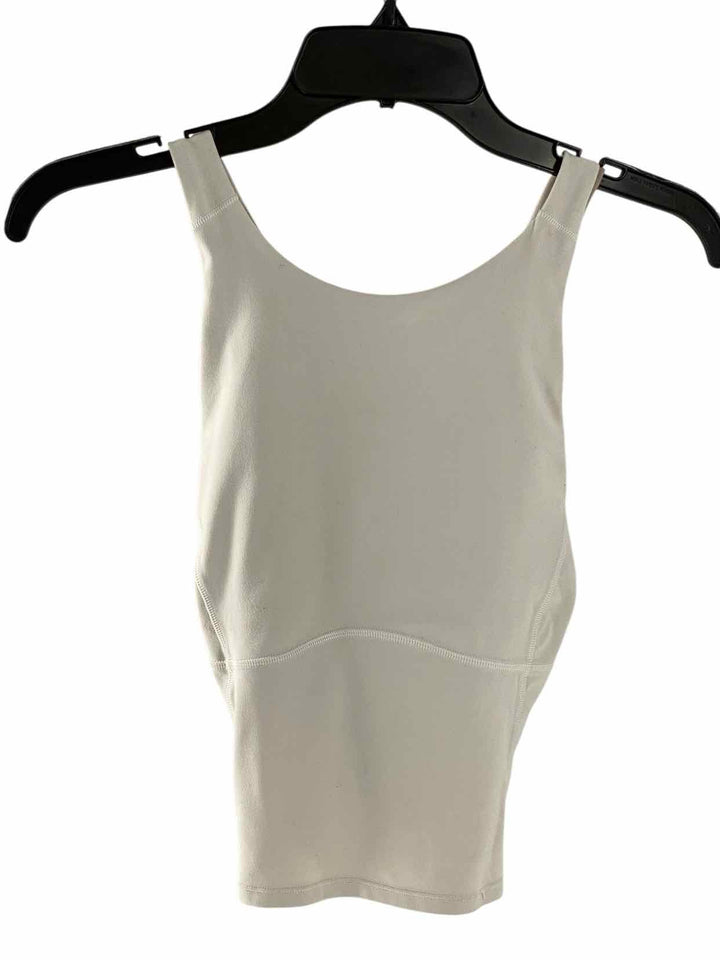 Lululemon Size S White Athletic Tank Top