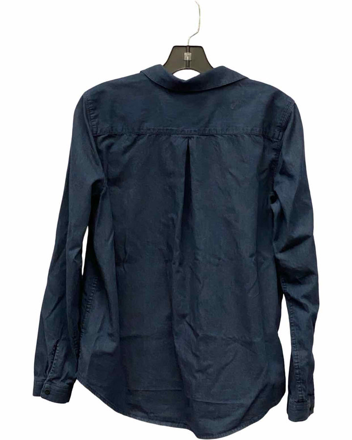 Calvin Klein Size M Blue 100% cotton Long Sleeve Shirts
