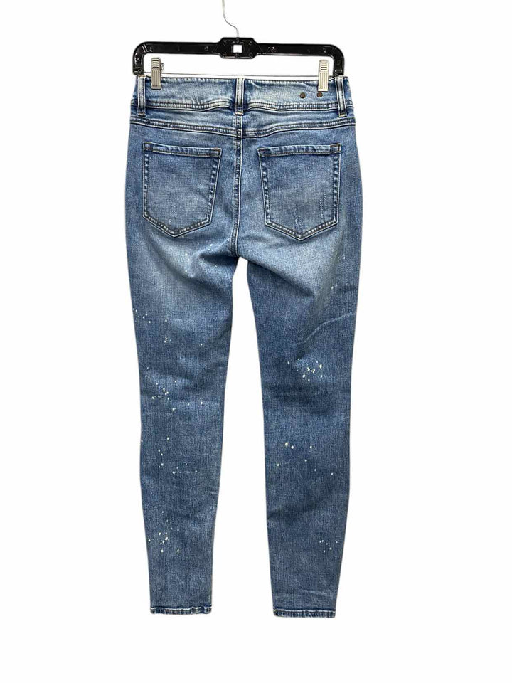 Cabi Size 4 Blue Cinch Skinny Jeans
