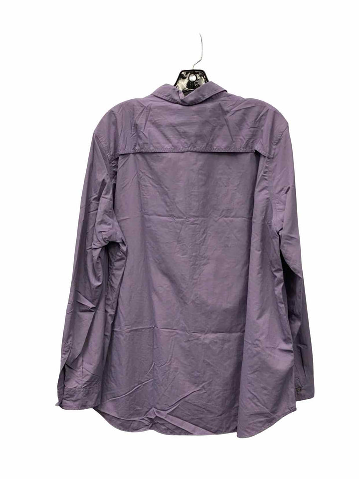 Eddie Bauer Size XLT Purple Long Sleeve Shirts