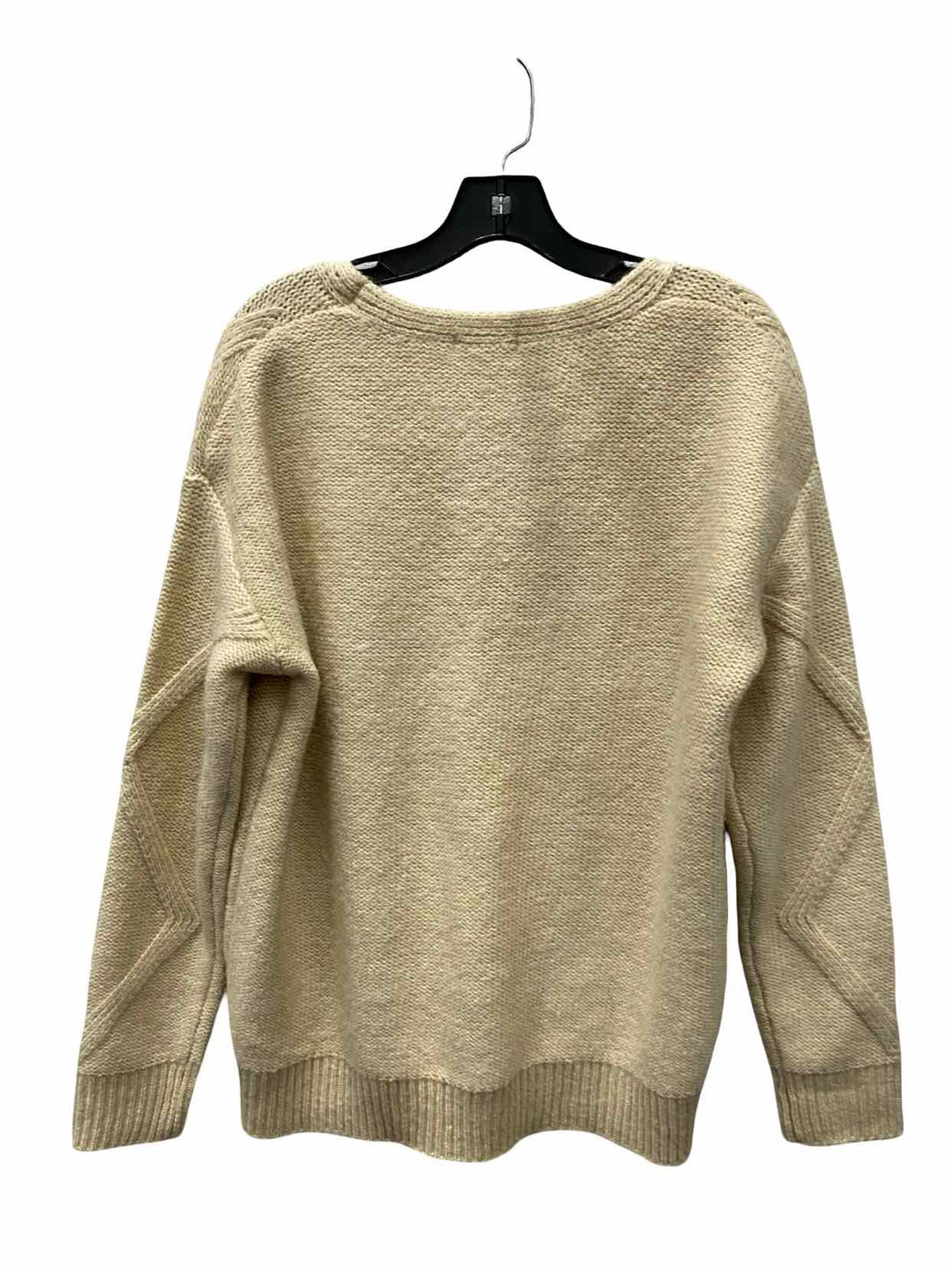 Rag Poets Size M Beige Knit Sweater