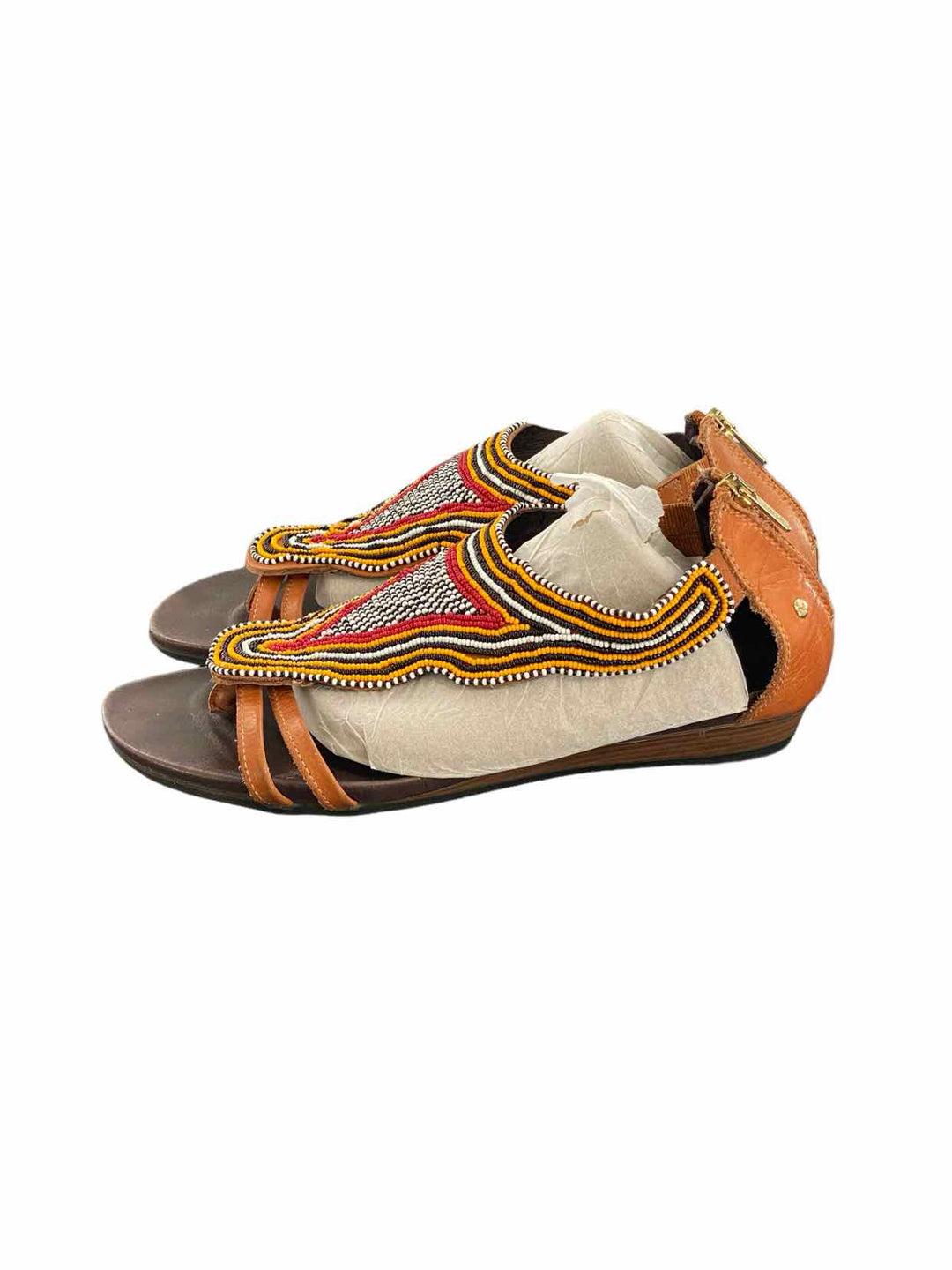 Pikolinos Shoe Size 40 Multi-Color Beaded Sandals