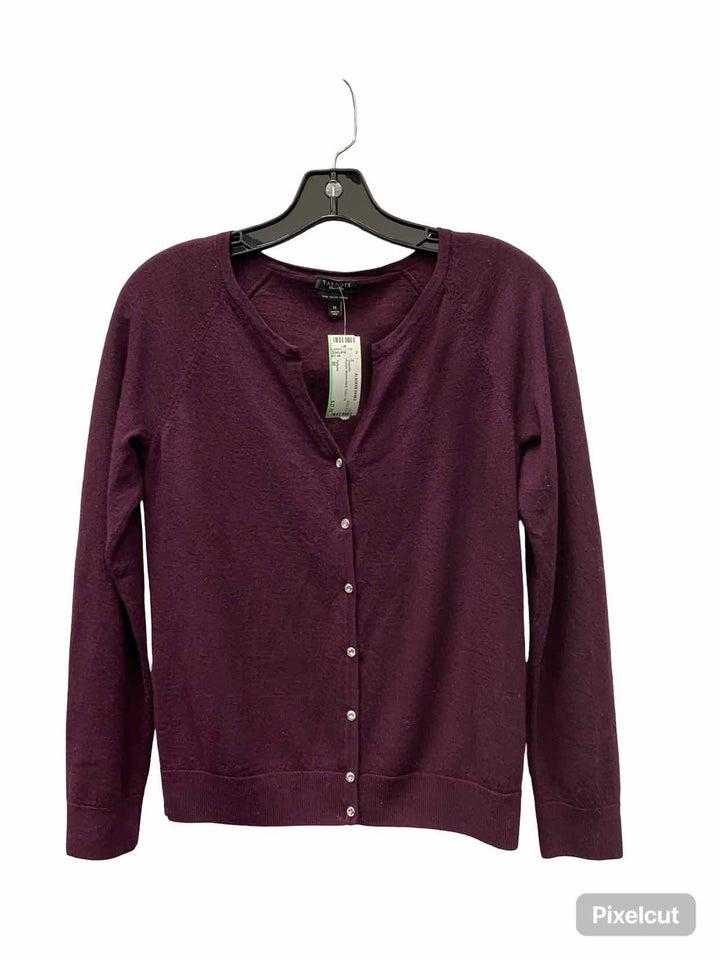 Talbots Size M Purple Merino Wool Sweater