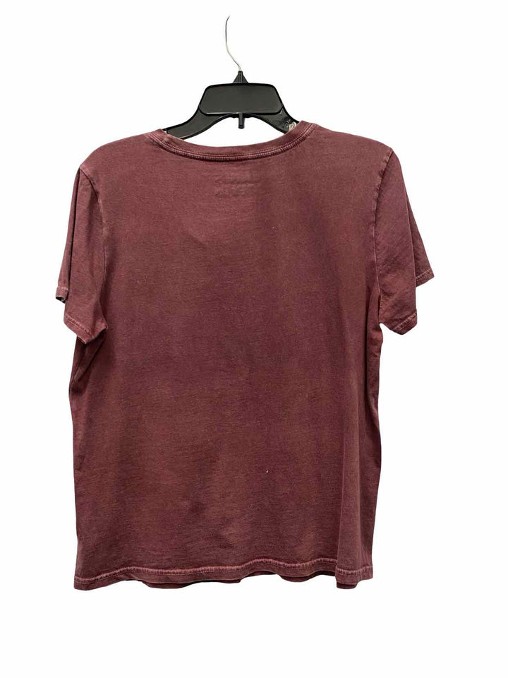 Lucky Brand Size M Red T-shirt